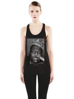 Eleven Paris Biggie Mustache Printed Tank