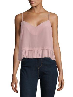 French Connection Pleated Peplum Camisole