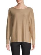 Vince Camuto Embellished Cotton-blend Sweater