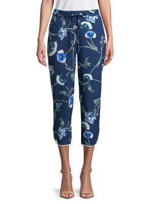 Ivanka Trump Cropped Floral Pants
