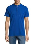 Highline Collective Solid Cotton-blend Banded Polo
