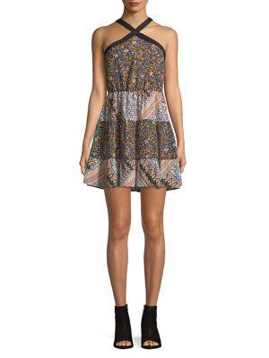 Bcbgeneration Floral Shift Halter Dress