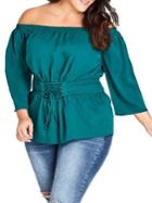 City Chic Plus Zen Master Top