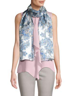 Echo Vine Paisley Silk Scarf