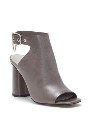 1.state Ilan Leather Peep Toe Booties
