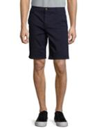 7 For All Mankind Stretch-cotton Flat Front Shorts