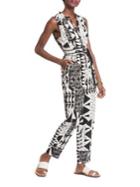 Plenty By Tracy Reese Geometric-printed Jumpsuit