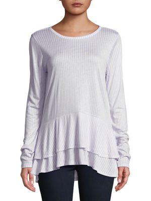 Michael Michael Kors Double-hem Stripe Top
