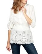 Lucky Brand Cut-out Lace Tunic