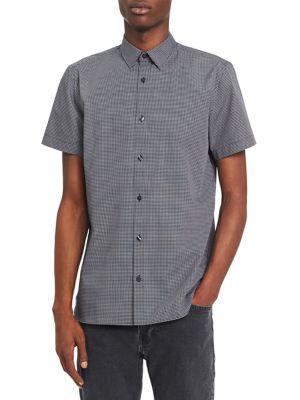 Calvin Klein Mini Check Short-sleeve Shirt