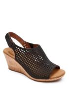 Rockport Perforated Slingback Mules