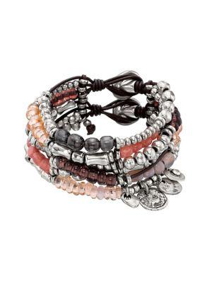 Uno De 50 Silver Florida Multi-strand Bracelet