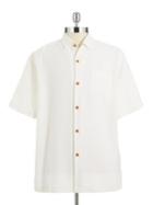 Tommy Bahama Isla Diamond Silk Button-down Shirt