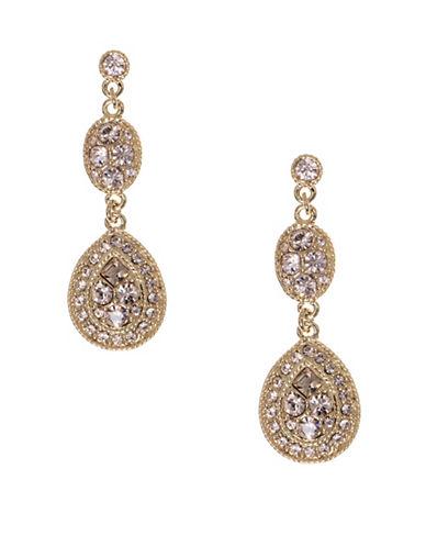 Givenchy Linear Crystal Drop Earrings