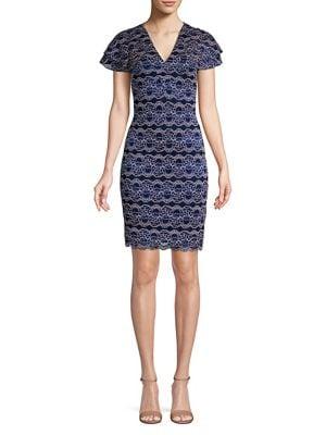 Kensie Tiered-sleeve Sheath Dress