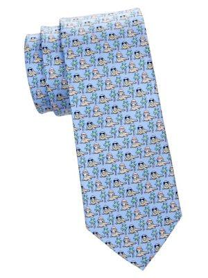 Tommy Hilfiger Printed Silk Tie