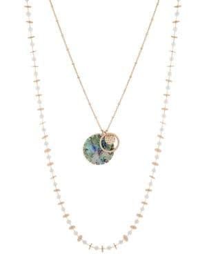 Lonna & Lilly Goldtone & Crystal 2-row Necklace