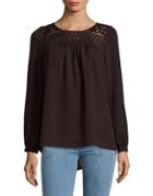 French Connection Hortenzia Crepe Top