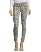 7 For All Mankind Cheetah Print Jeans