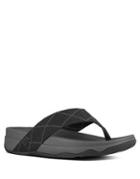 Fitflop Surfer Dyno Black Flip Flops