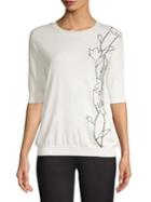 Max Mara Studio Knit Floral Top