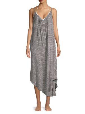 J Valdi Sleeveless Printed Flowy Dress