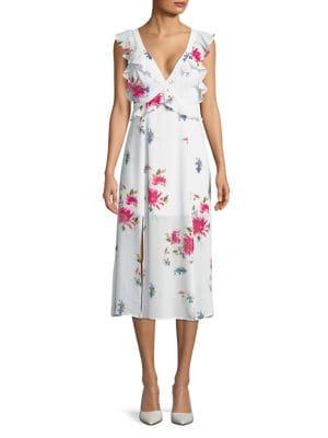 Astr The Label Sleeveless Floral Dress