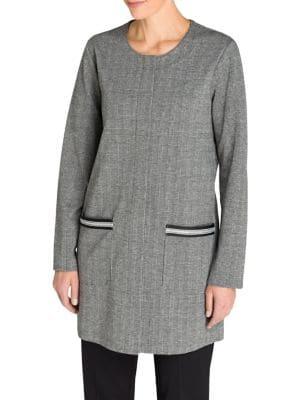 Olsen Cosy Mood Glen Check Top