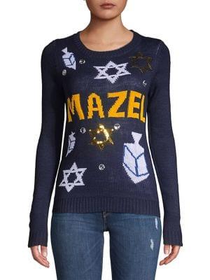 By Design Embellished Intarsia Sweater