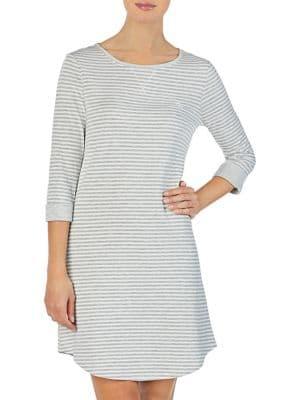 Lauren Ralph Lauren Three-quarter Sleeve Short Gown