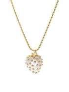 Kenneth Jay Lane 22k Gold-plated & Faux-pearl Strawberry Necklace