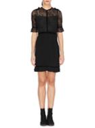 Adelyn Rae Darla Woven Lace Twofer Dress
