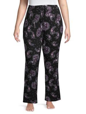 Lady Sarah Plus Paisley-print Pants