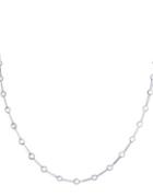Lord & Taylor 16 Ball And Bar Sterling Silver Necklace