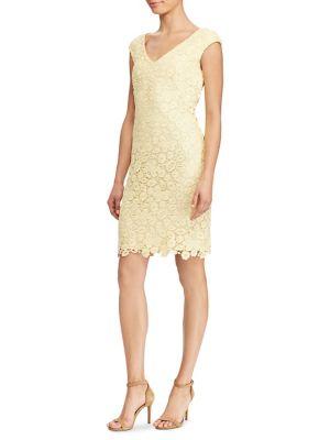 Lauren Ralph Lauren Lace V-neck Dress