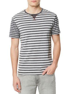 Buffalo David Bitton Kaneon Striped Cotton Tee