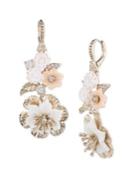Marchesa Floral Cluster Drop Earrings