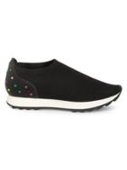 Nanette Lepore Lucky Embellished Mesh Sneakers
