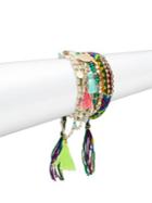 Design Lab Lord & Taylor Crystal Beaded Wrap Bracelet