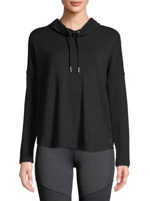 Calvin Klein Performance Cowlneck Long-sleeve Top