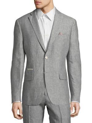 Tallia Orange The Mason Fit Melange Linen Sportcoat