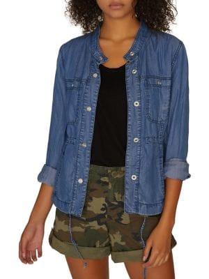 Sanctuary Lightweight Button Up Denim Jacket