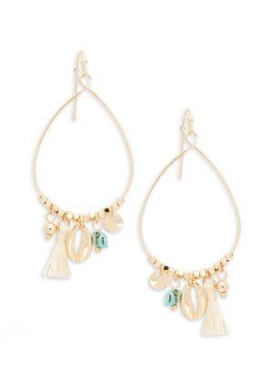 Design Lab Charm Drop Earrings