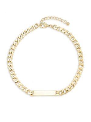 Design Lab Goldtone Chainlink Choker Necklace