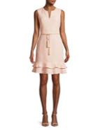 Karl Lagerfeld Paris Tassel Ruffled Dress