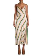 Astr The Label Jessi Striped A-line Dress