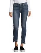 Paige Distressed Ankle-length Jeans