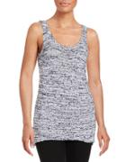 Two By Vince Camuto Crinkle Knit Tank Sweater