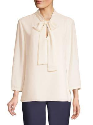 Anne Klein Tie-front Blouse