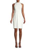 Black Halo Micha Turtleneck Sheath Dress
